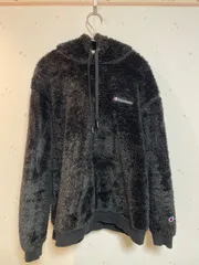 m infinity様用　Champion チャンピオン ボアフリースパーカー L 洗濯済 ブラック