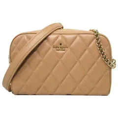 【新品】ケイトスペード KG425 バッグ ショルダーバッグ kate spade NEW YORK CAREY レザー キルティング ミニ カメラ 斜め掛け KG425 アウトレット レディース