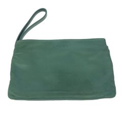LOEWE ロエベ レザー ポーチ 小物入れ ダークブラウン ヴィンテージ 