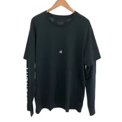 GIVENCHY ジバンシィ 長袖カットソー サイズ:L 4G/レイヤード BM71G53YAM   ブラック メンズ / 241007002042のサムネイル
