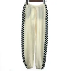 STELLA McCARTNEY ステラマッカートニー チェッカーフラッグニットパンツ サイズ:44  00000101998719   ホワイト メンズ / 240001165123のサムネイル