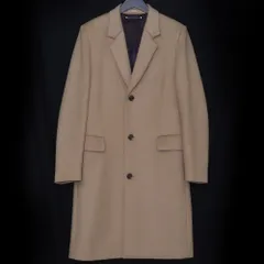 PAUL SMITH ウール ロングチェスターコート Mサイズ ブラウン PF-IS-78977