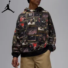 NIKE JORDAN BROOKLYN FLEECE PULL OVER PARKA HV0552-010 ナイキ ジャンプマン23 ジョーダン ブルックリン フリース プルオーバー パーカー スウェットフーディー ジョーダン パーカー 総柄 (1721)