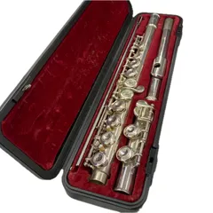 186000 現状品 YAMAHA ヤマハ フルート 管体銀メッキ YFL211S