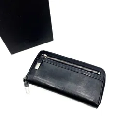 極上　DIOR HOMME ディオール　オム　メンズ　財布　ウォレット　長財布　ブラック　レザー　zipのサムネイル