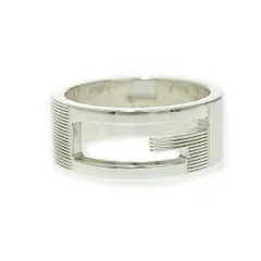 【中古】GUCCI グッチ シルバー ブランデッドG リング 7.8g 925刻印 515697 リング・指輪