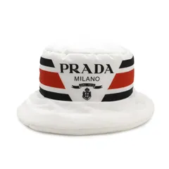 12/29出品　1/5購入お約束品　PRADA ホワイト バケットハット 楽天市場】PRADA プラダ バケットハット 1HC137 2DXO レディース