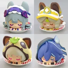 【中古】トレーディングフィギュア 全4種セット 「スシロー×原神 観月の宴 ～眠れる夜に、月の導きを～ コラボ限定ミニフィギュア」 キャンペーン品