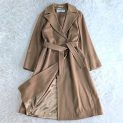 【美品】MaxMara キャメルコート ベルト付きアンゴラ混　銀タグ 美品】MaxMara キャメルコート ベルト付きアンゴラ混 銀タグ 楽天市場