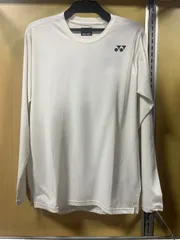 【ヨネックス】ユニロングスリーブTシャツ ホワイト 16760