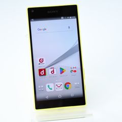 【美品＊電池良好】SIMフリー docomo Xperia Z5 Compact イエロー