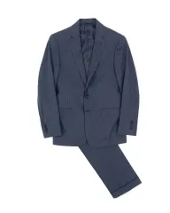 ラルフローレン BLACK LABEL 2ボタン グレー ストライプ スーツ / 36 29