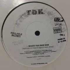 米12” T.o.k. Shake Yuh Bam Bam PROMO53 VP RECORDS /00250