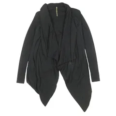 美 リックオウエンス Rick Owens 変形 カーディガン ジャケット ブルゾン ジレ ドレープ ショールカラー アンゴラ カシミヤ混 アーカイブ OLMAR and MIRTA サイズ40 黒 ブラック レディース/☆M19のサムネイル