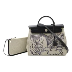 HERMES エルメス エールバッグ ジップPM ペガサスポップ ハンドバッグ