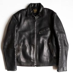 美品】VAN JAC【ホースハイド オールレザー スタジャン】L ヴァン