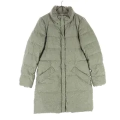 23ku 23区 長袖 ダウンコート 32 グレー レディース 古着