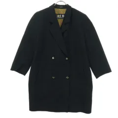 DAKS ダックス ウールコート 9 ブラック レディース 古着