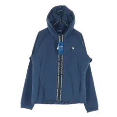 未使用 Arnold Palmer アーノルドパーマー ワンポイントロゴ ゴルフ 長袖 中綿ジャケット O ネイビー フーディー レディース 古着