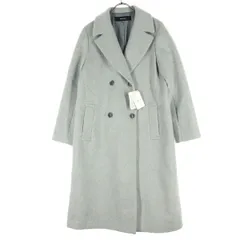 未使用 JOURNAL STANDARD ジャーナルスタンダード 長袖 ロング ウール ピーコート F グレー レディース 古着