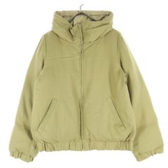 Adam et Rope' アダムエロペ 長袖 ダウンジャケット 38 ベージュ リバーシブル レディース 古着