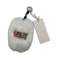 未使用品 カジェヘラ CALLEJERA ボールポーチ フリー ホワイト 白 ボールケース 小物入れ ロゴワッペン ファー