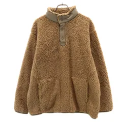UNIQLO ユニクロ White Mountaineering ホワイトマウンテニアリング コラボ フリースジャケット M ブラウン オーバーサイズ プルオーバー メンズ 古着