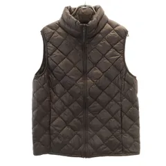 UNIQLO ユニクロ ウルトラライトダウン キルト ベスト XL ブラウン レディース 古着