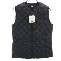 未使用 UNIQLO ユニクロ ウルトラライト ダウンベスト M ブラック 収納袋付き レディース 古着