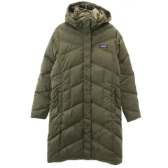 patagonia パタゴニア ダウンコート M オリーブ系 アウトドア レディース 古着
