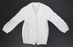 ボークス ラ・ペルソナーレコレクション ブルーレーベル ニットカーディガン(白) サイズ:SD/SD13/SDGr/SD16/DDS/DD/DDdy