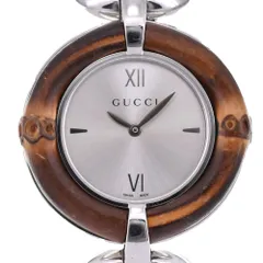 グッチ GUCCI バンブー 132.4 YA132409 クォーツ レディース 美品 A#143950