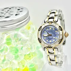 【新品電池】SEIKO セイコー SCUBA スキューバ シェル レディース 腕時計 200M ダイバー 7N85-0070 3N0252