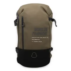 MONCLER モンクレール fragment design フラグメント デザイン ジーニアス7 バックパック リュックサック ナイロン スエード カーキ ブラック 黒 MONCLER モンクレール fragment design フラグメント デザイン