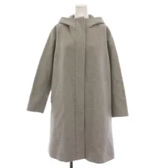 ユナイテッドアローズ UNITED ARROWS フード付き コート ロング アウター 36 グレー 1525-147-3738 /YM