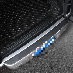 【送料無料】20-25年式 ローバー?ディフェンダー 外部リアバンパープロテクター｜リアゲートステップボード｜アヤブラック?グロスブラック