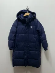 BLACK YAK ブラックヤク ネイビー ダウンジャケット ロング丈 フード ダウン 130