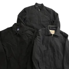 古着卸 まとめ売り ブランドMIX ウール スイングトップ型 ジャケット 3枚セット (メンズ XL /2XL ) オールドネイビー ギャップ 中古 NC7313