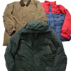 古着卸 まとめ売り ダウンコート MIX 3枚セット (メンズ XL ) 襟付き 比翼 フーディー ツートン 中古 古着 NC7416