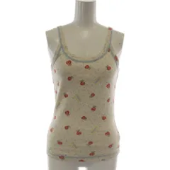 ヒステリックグラマー HYSTERIC GLAMOUR タンクトップ キャミソール FREE アイボリー キャラクター 総柄 2CR-2450 /AP