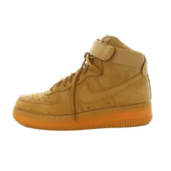 ナイキ NIKE AIR FORCE 1 HIGH 07 LV8 WB エアフォース スニーカー シューズ ハイカット ベルト 24.5cm キャメル ブラウン ベージュ 882096-200 /RI ■OS