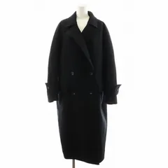 メゾンスペシャル MAISON SPECIAL SUPER 140 MELTON DOUBLE COAT チェスターコート ロング丈 ウール アウター 36 黒 ブラック 21222165105 /AN26のサムネイル