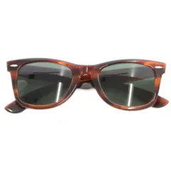 レイバン RAY BAN ヴィンテージ B&L USA製 ウェイファーラー サングラス アイウェア 度無し べっ甲柄 茶 ブラウン /AE