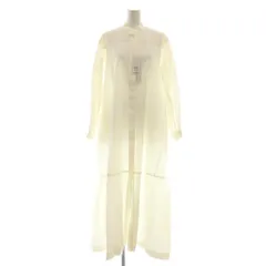 バッカ BACCA タグ付き コットンピケシャツドレス ワンピース 34 白 ホワイト アイボリー クリーム色 サイドポケット 35-06-04-06101-HN /AQ ■OS