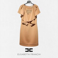 ELISABETTA FRANCHI 定価9.5万円ノースリーブワンピース 40 - メルカリ
