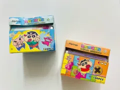 クレヨンしんちゃん パール クリア 透明 メモロール 付箋 ステッカー 126枚