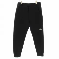ザノースフェイス THE NORTH FACE TECH AIR SWEAT JOGGER PANT テックエアースウェットジョガーパンツ ロゴ プリント M 黒 ブラック NB32387 /KU