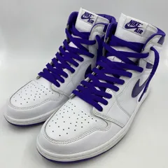 【中古】NIKE WMNS AIR JORDAN 1 Retro HI OG COURT PURPLE CD0461-151 size 28.5cm[24]