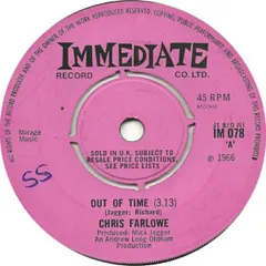 英7” Chris Farlowe Out Of Time IM078 Immediate /00080