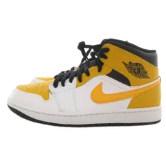 ナイキ NIKE タグ付き Air Jordan 1 Mid University Gold スニーカー シューズ 27.5cm イエロー系 554724-170 /UO